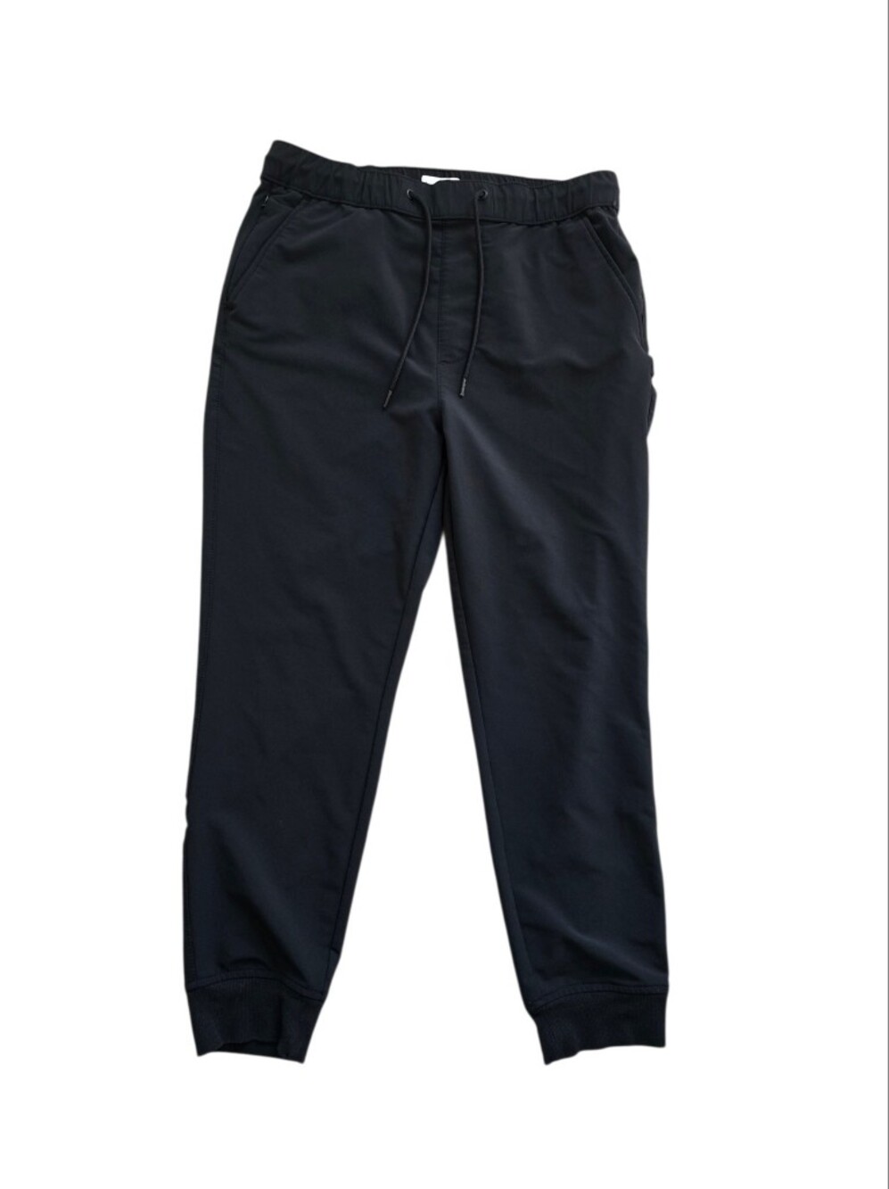 Goodfellow & Co. Men's Black Tapered Tech Joggers, Size Medium, SPF 50